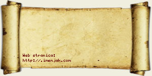 Javorka Trnjaković vizit kartica